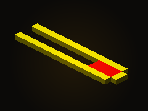 The yellow work in the north