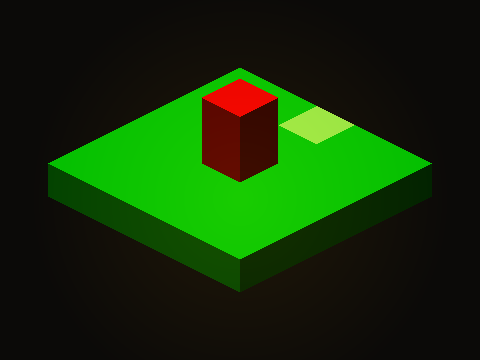 The green work in the center