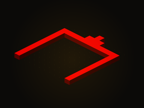 The red work in the center