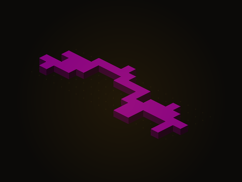 The purple work in the east