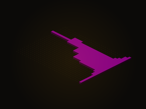 The purple work in the east