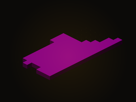 The purple work in the east