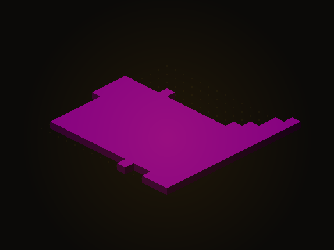 The purple work in the east