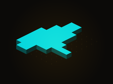 The cyan work in the south