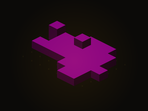 The purple work in the east